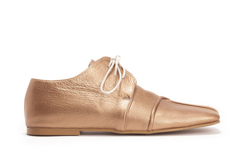 NHASS - High Quality Fee Style Leather, Basic Gold Shoe, Handmade