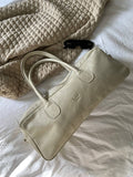 1983 bag-High Quality leather beige handmade